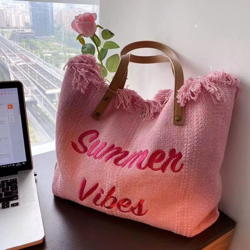 Summer Vibes Bag(Pink)