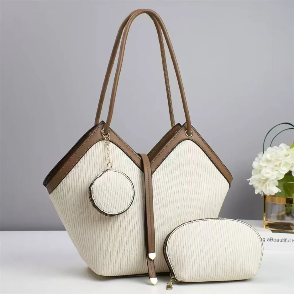 Fashion tote bag ( White)