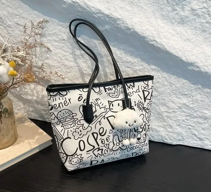 Tote bag  ( white)